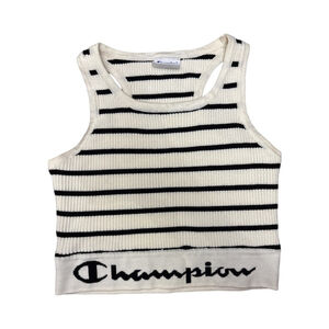 Champion Striped Crop Top - size S